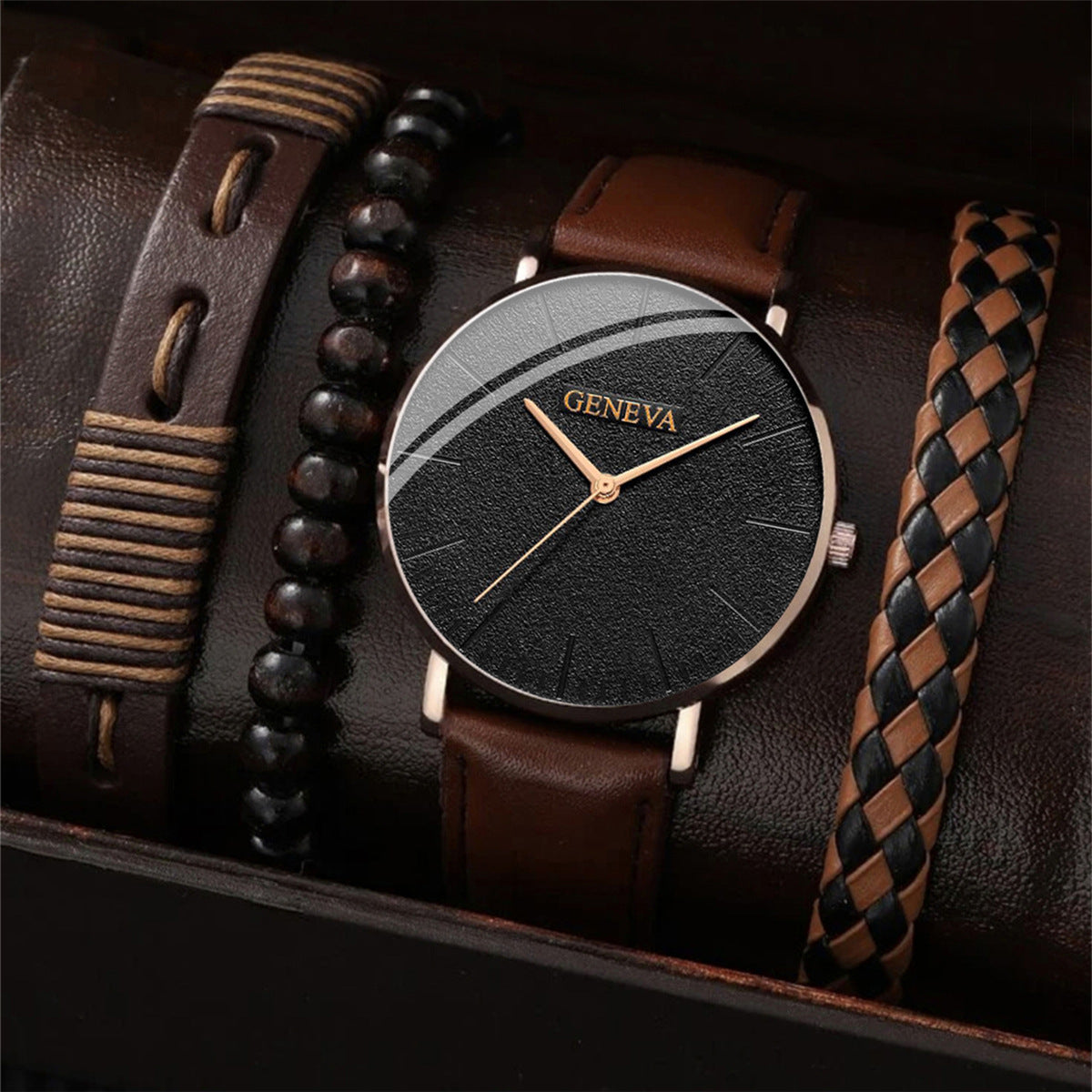 Letvægts Minimalistisk Business Ur & Armbånds Sæt