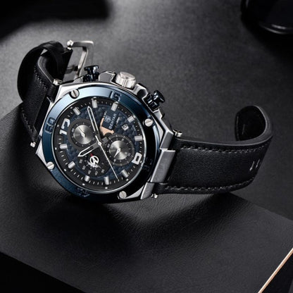 Kvarts Multifunktionel Sport Chronograph Ur