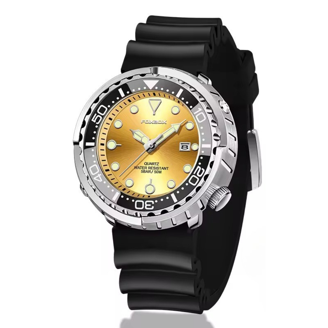 Mode Silikone Rem Chronograph Sportsur