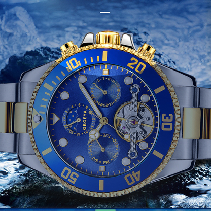 Rustfri Automatisk Tourbillon Ur
