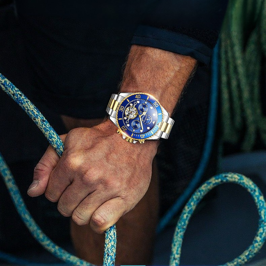 Rustfri Automatisk Tourbillon Ur