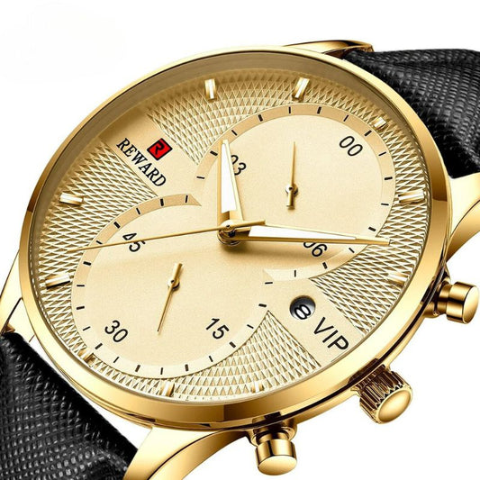 Luksus Chronograph Holdbar Quartz Ur