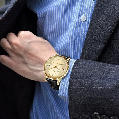 Luksus Chronograph Holdbar Quartz Ur