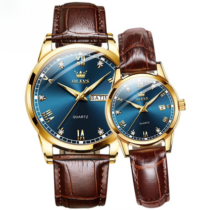Forretningsstil Analog Quartz Parur