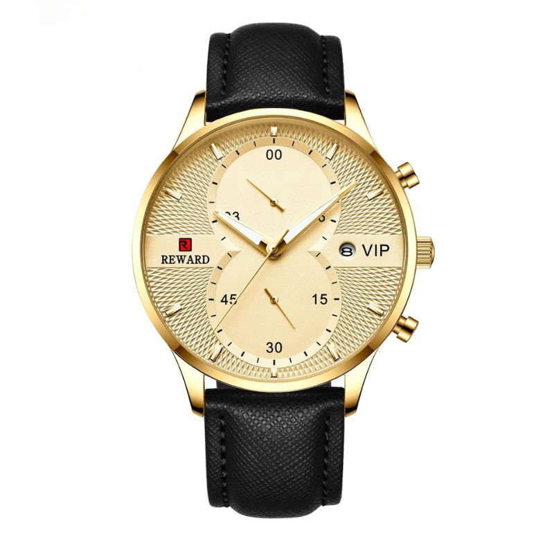 Luksus Chronograph Holdbar Quartz Ur