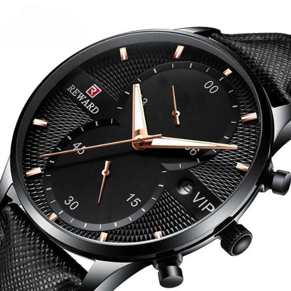 Luksus Chronograph Holdbar Quartz Ur