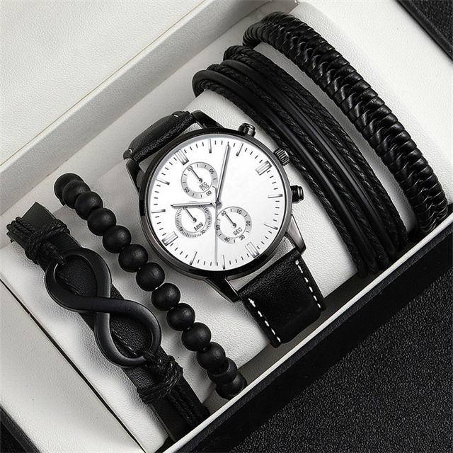 Heritage Chronograph Ur og Armbånd Sæt