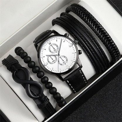 Heritage Chronograph Ur og Armbånd Sæt