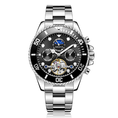 Rustfri Automatisk Tourbillon Ur