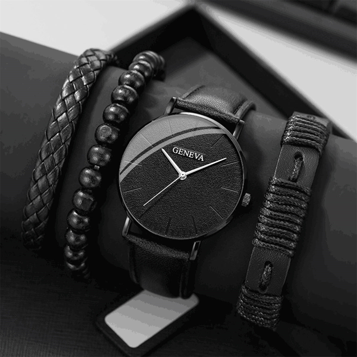 Letvægts Minimalistisk Business Ur & Armbånds Sæt