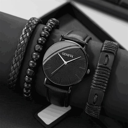Letvægts Minimalistisk Business Ur & Armbånds Sæt