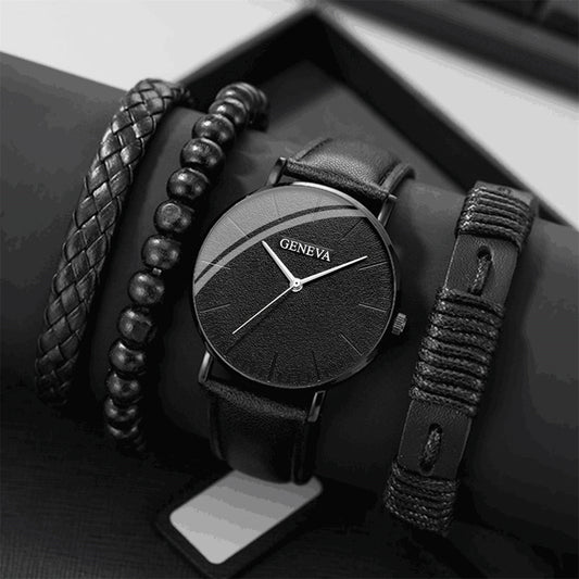 Letvægts Minimalistisk Business Ur & Armbånds Sæt