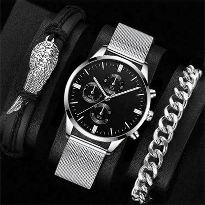 Heritage Chronograph Ur og Armbånd Sæt