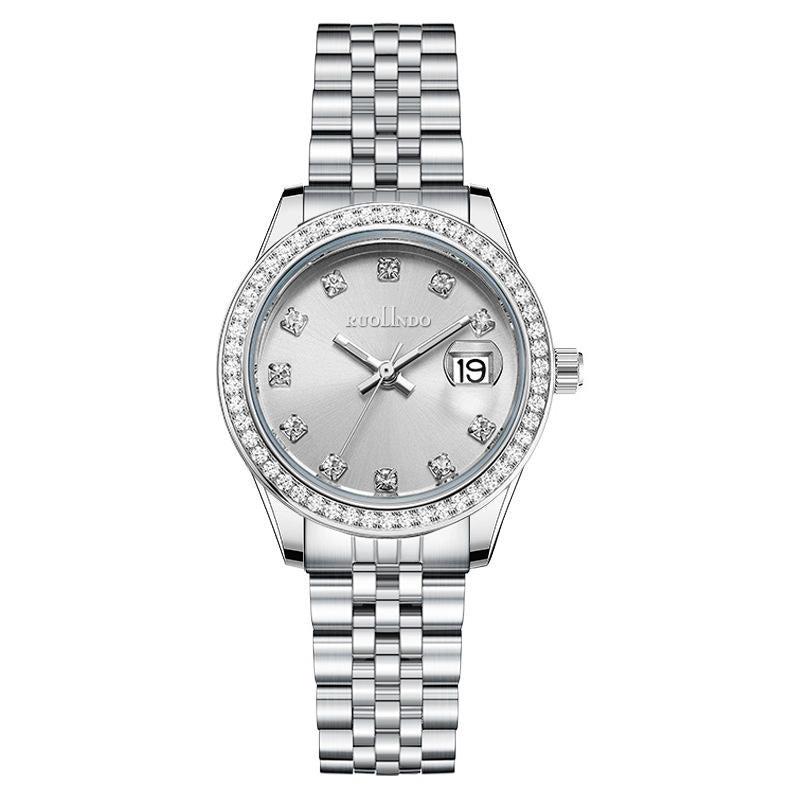 Klassisk Diamant Luksus Ur