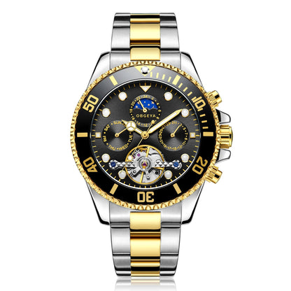 Rustfri Automatisk Tourbillon Ur