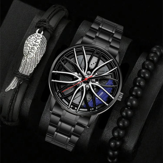 Klassisk Heritage Herreur og Armbåndsæt – Vintage-inspireret Gaveidé