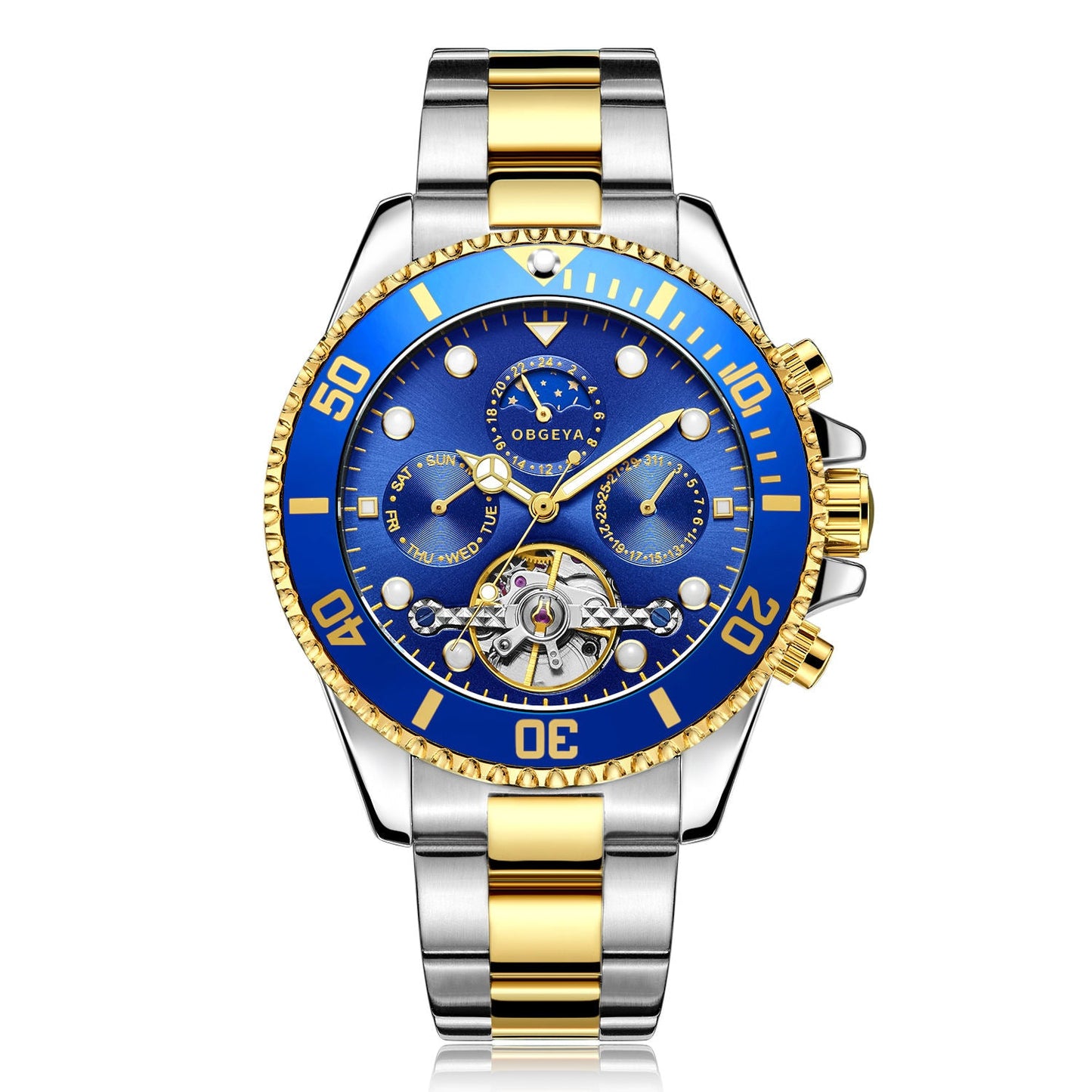 Rustfri Automatisk Tourbillon Ur