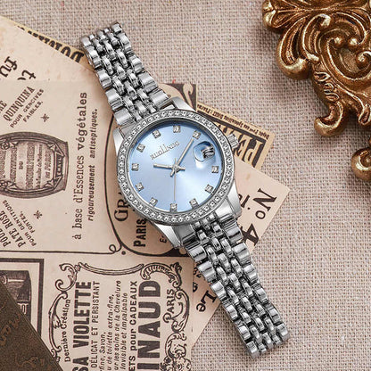 Klassisk Diamant Luksus Ur