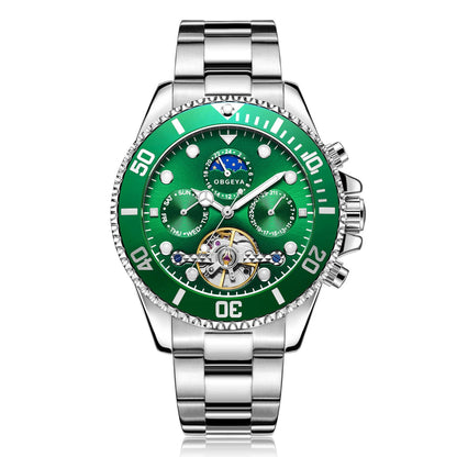 Rustfri Automatisk Tourbillon Ur