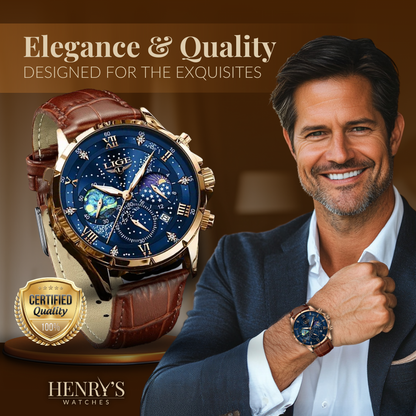 Elegant Månefase Ur