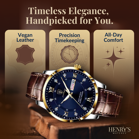 Mænds Holdbare Luminøse Ur