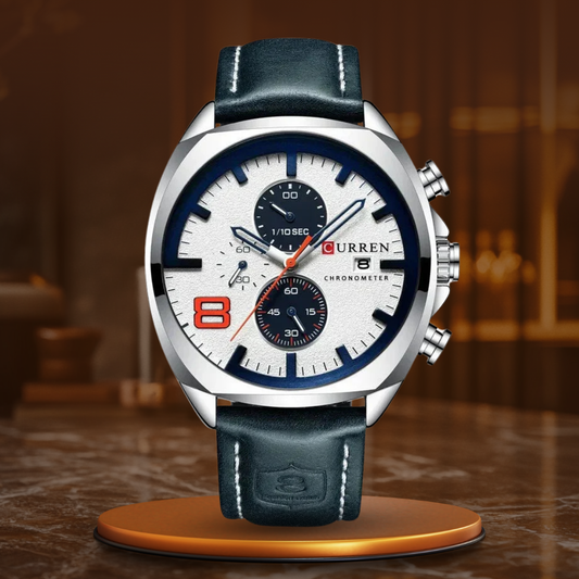 Klassisk Chronograph Sport Militær Ur