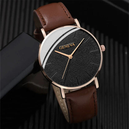 Letvægts Minimalistisk Business Ur & Armbånds Sæt