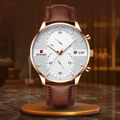 Luksus Chronograph Holdbar Quartz Ur