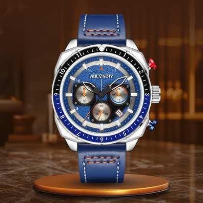 Luksus Chronograph Sport Quartz Ur