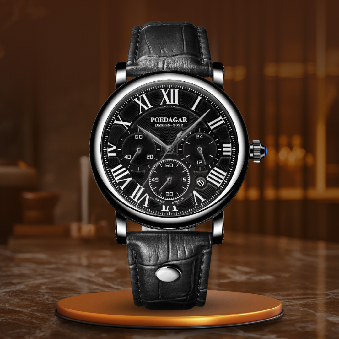 Luksuriøs Casual Fashion Chronograph Ur