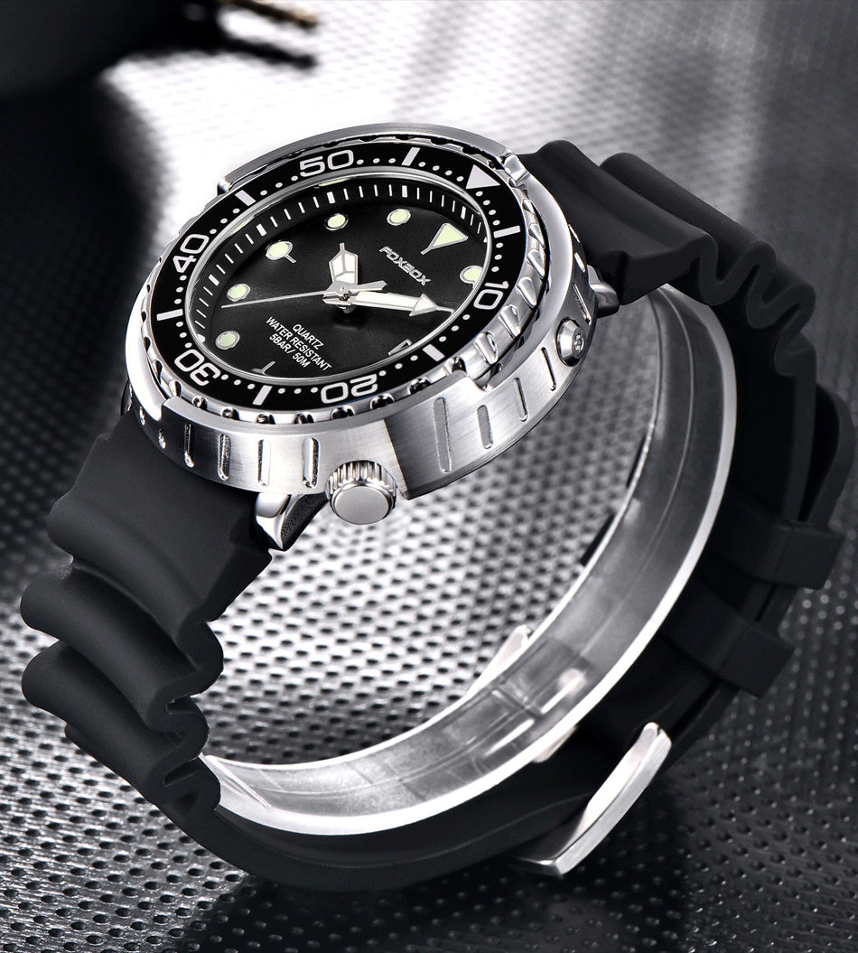 Mode Silikone Rem Chronograph Sportsur