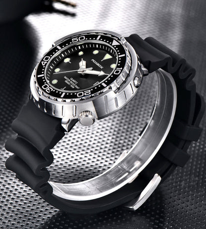 Mode Silikone Rem Chronograph Sportsur