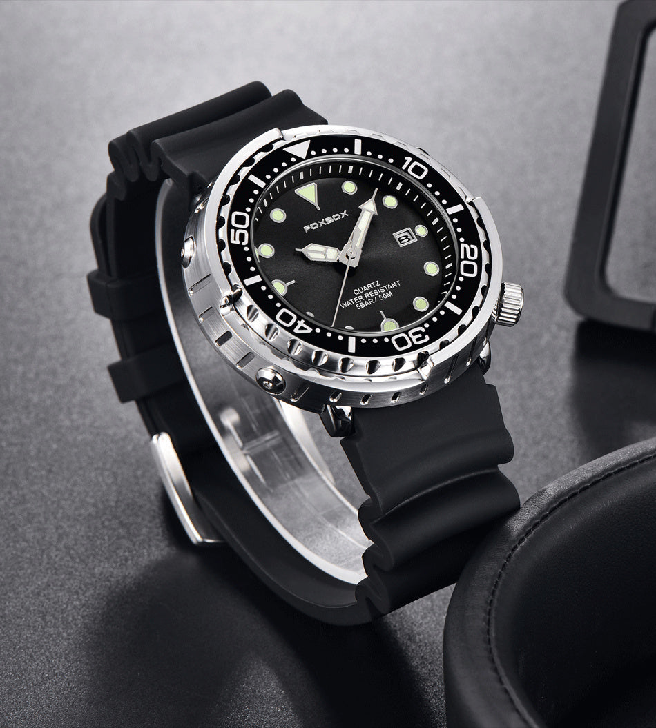 Mode Silikone Rem Chronograph Sportsur