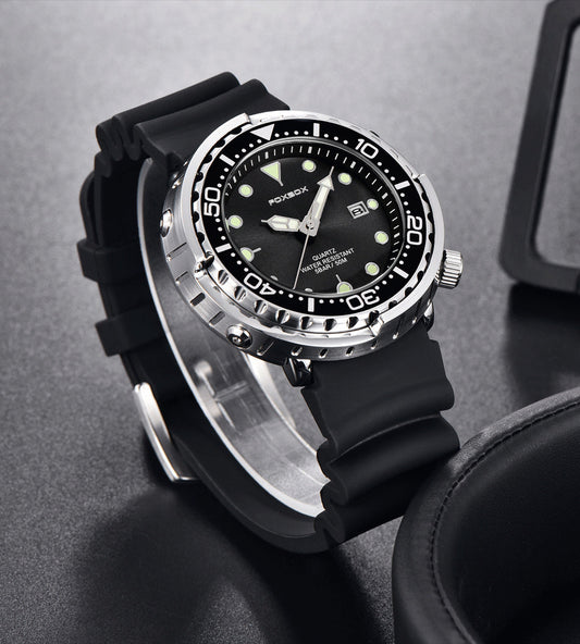 Mode Silikone Rem Chronograph Sportsur