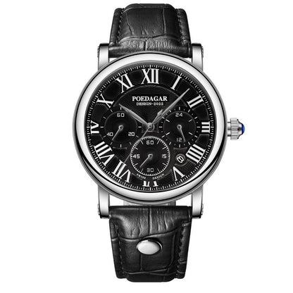 Luksuriøs Casual Fashion Chronograph Ur