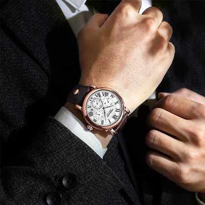 Luksuriøs Casual Fashion Chronograph Ur