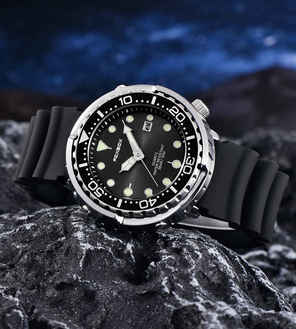 Mode Silikone Rem Chronograph Sportsur