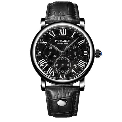Luksuriøs Casual Fashion Chronograph Ur