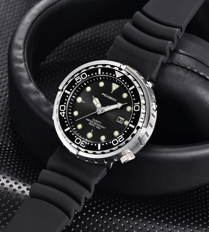 Mode Silikone Rem Chronograph Sportsur