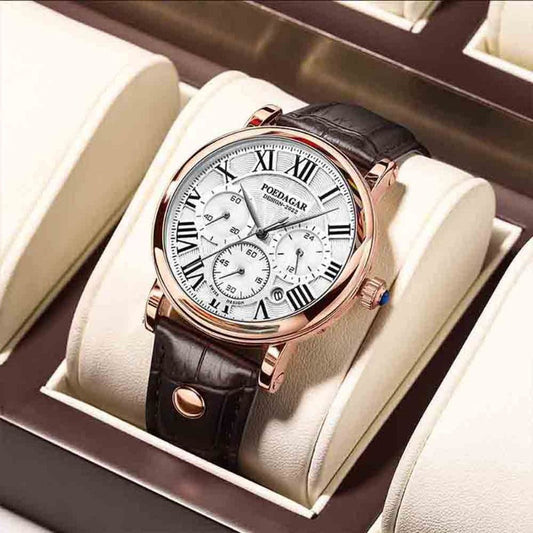 Luksuriøs Casual Fashion Chronograph Ur