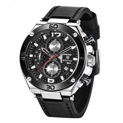 Kvarts Multifunktionel Sport Chronograph Ur