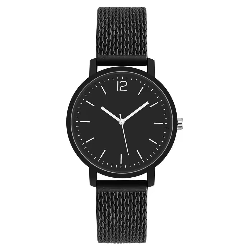 Sort-Tonet Par Quartz Ur