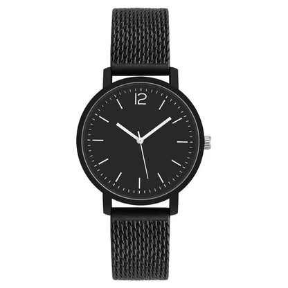 Sort-Tonet Par Quartz Ur