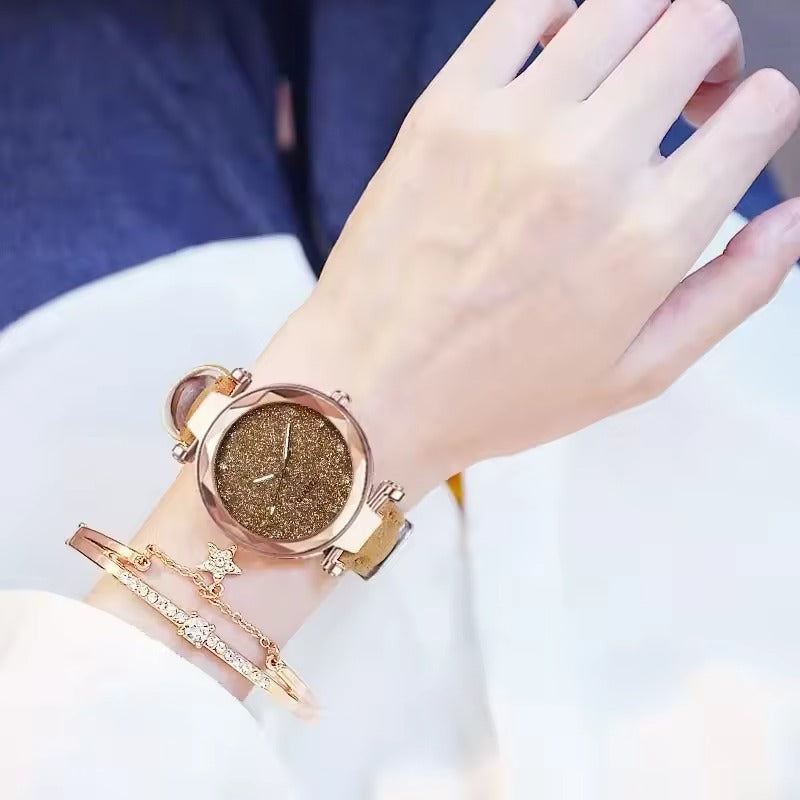 Chic Rhinestone Moderne Ur