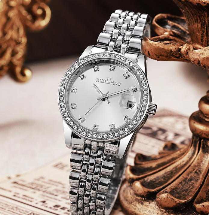 Klassisk Diamant Luksus Ur