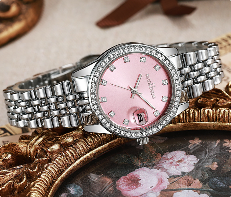 Klassisk Diamant Luksus Ur