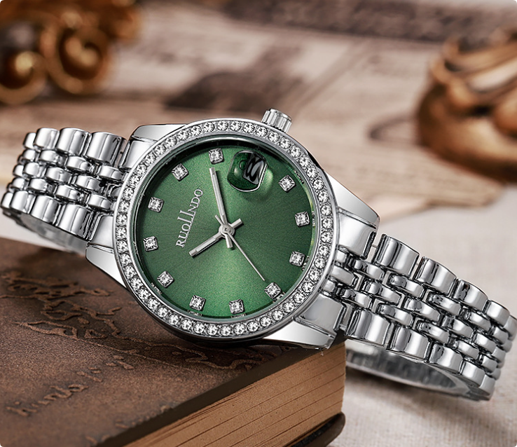 Klassisk Diamant Luksus Ur